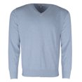 thumbnail image 3 of St John's Bay Men's Long Sleeve V Neck Solid Cotton Pullover Sweater Mint L, 3 of 3