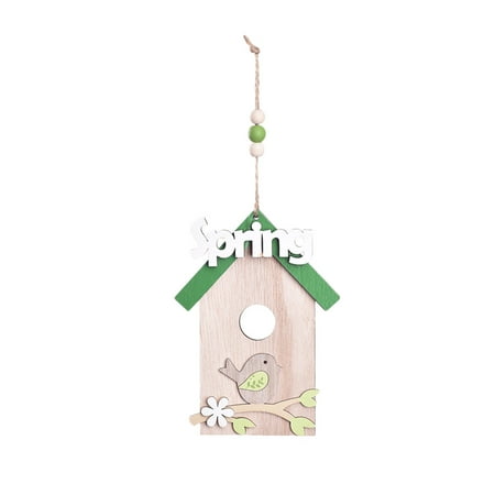 

Mackneog Easter Wooden Alphabet Pendant Decoration Supplies Hangs D One Size