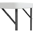 thumbnail image 3 of Table de Pique-Nique Rectangulaire Extérieure Blanche 115 * 59 * 94.5cm, 3 of 8