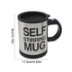 thumbnail image 3 of Vaso Mezclador De Plástico Taza eléctrica para mezclar café, automática, con base magnética, color negro (1 unidad) JASKFLY, 3 of 9