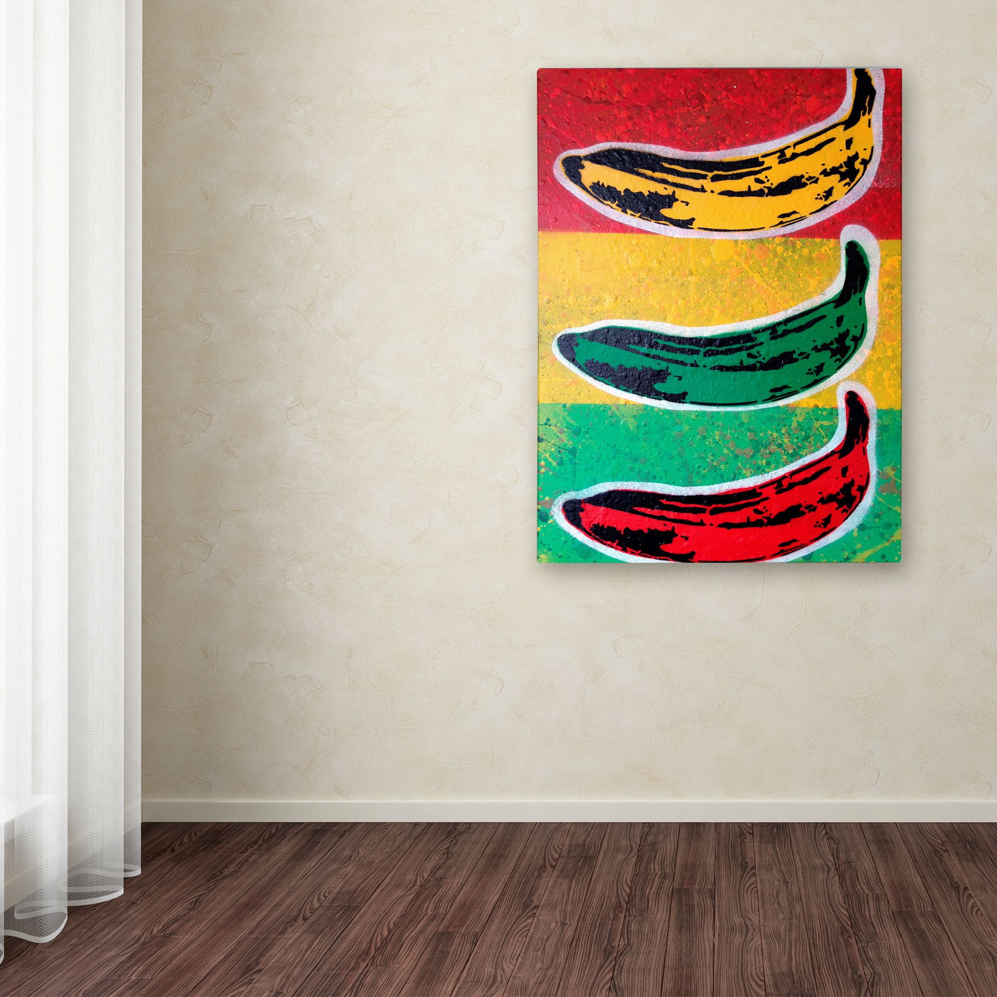 Trademark Fine Art 'Rasta Banana' Canvas Art by Abstract Graffiti