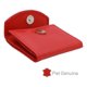 thumbnail image 5 of Cartera Tarjetero Piel Genuina Monedero Broche Imán rojo, 5 of 8