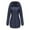 Dark Blue, variant on Lindreshi Shackets for Women 2023 with Pockets Women's Fashion Casual Medium Length Slimming and Warm Solid Color Hooded Cotton Jacket Blouse Tops