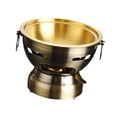 thumbnail image 4 of DOLITY Shabu Hot Pot Lightweight Hotpot Portable for Home Picnic Kitchen Countertop bronze gold, 4 of 9