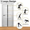 thumbnail image 4 of Opvise Door Resistance Band Heavy Duty Multi-Point Height Adjustable Punch-Free Men Women Strength Training Door Exercise Strap Home Gym Workout Equipment, 4 of 7