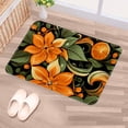 thumbnail image 5 of Tangerine Non-Slip Polyester Outdoor Carpet Bath Rug Door Mat - Machine Washable, 5 of 6