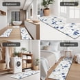 thumbnail image 5 of White Daisy Flower Pattern Kitchen Rugs Sets Of 3,Kitchen Runner Rugs Non Skid Washable,Decorative Kitchen Floor Mats for Kitchen,Sink,Laundry,17"x30"+ 17"x47" + 17"x59", 5 of 6