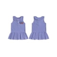 thumbnail image 2 of BemeyourBBs Kids Toddler Baby Girl 4th of July Dress Outfit Patriot Independent Day Clothes Baby Girl Fourth ofJuly Outfit Sleeveless Doll Collar USA America Flag Embroidery Striped Summer Dress, 2 of 9