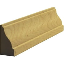 EWBS14 Baseboard Shoe 1-1/8" Tall x 9/16" Colonial Trim. Unfinished, Maple, 94"