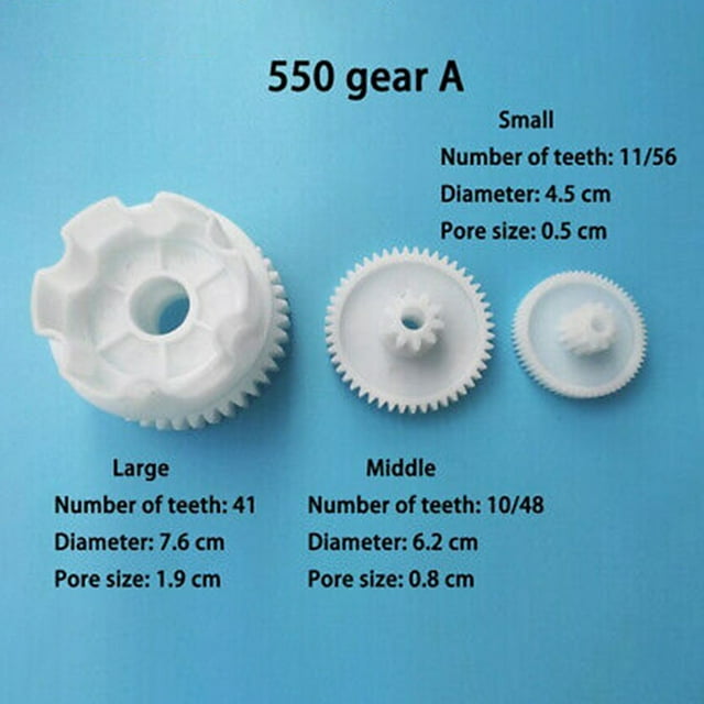 Plastic Gears For Kids Electric Rc Car 550 And 390 Gearbox Ride Toy Car Children\\\\\\\'s Electric Car Large Medium Small Gear 550 gear A set