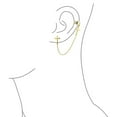 thumbnail image 2 of Bling Jewelry Womens Religious Cross Ear Cuff Cartilage Earring Set 14K Gold Plated Sterling Silver, 2 of 4