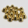 thumbnail image 3 of U8MO 200 Golden Metallic Rock Punk Flat Head Spike Rivet Acrylic Stud Beads 8X6mm, 3 of 5