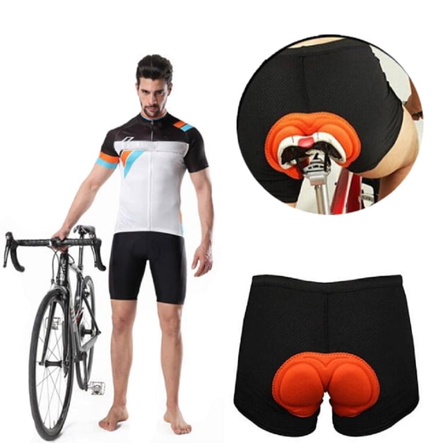 Ropa interior de ciclismo de montaña corta, ropa interior para hombres, pantalones cortos de ciclismo acolchados con esponja para exteriores, pantalones cortos ajustados para ciclismo, máxima eficien