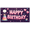 thumbnail image 7 of Glittery Happy Birthday Letter Banner Background Party Decorations for Birthday Party Photography Props Backdrop Decor for Celebrations, 7 of 7