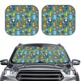 thumbnail image 2 of Sikiie pirates animals Print Foldable Car Windshield Sun Visor, Car Window Sunshade Suitable for Sedan, SUV and Truck Car Accessories-Small, 2 of 6