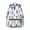 Geometric Leaf White, variant on Geometric Diamond Black Pattern Backpack for School, Cute School Bag with Adjustable Shoulder Straps and Padded Back, 15.3"x11"x7.1"