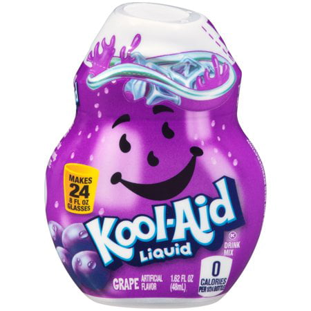(12 Pack) Kool-Aid Grape Liquid Drink Mix, 1.62 fl oz (Best Kool Aid Mixes)
