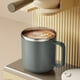 thumbnail image 1 of Taza de Café de Acero Inoxidable de Doble Capa | Taza Gris de Acero Inoxidable 304 con Tapa para Oficina | Capacidad de 400 Ml | Aislamiento Al Vacío | Diseño Moderno | Fácil de Limpiar | Ideal para, 1 of 6