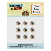 Rottweiler Dog Pet Home Button Stickers Set Fit Apple iPhone iPad iPod Touch