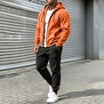 thumbnail image 6 of DYTTDG Men's 2-Piece Tracksuit Set, Full Zip Hooded Sweatshirt and Drawstring Jogger Pants, Casual Athletic Sweatsuit with Pockets for Daily Gym Wear S-XXXL, 6 of 8