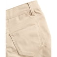 thumbnail image 5 of Beverly Hills Polo Club Girls School Uniform Pants Stretch Skinny Fit Khaki Pants 2 Pack, 5 of 7