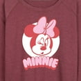 thumbnail image 3 of Mickey & Friends - Minnie Pink - Women's Lightweight French Terry Long Sleeve Shirt, 3 of 5