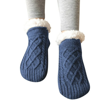 

Soft Socks For Women Female Socks Christmas Socks Cozy Fuzzy Lined Warm Socks With Silicone Grippers