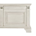 thumbnail image 3 of Renova Distressed Parchment Wood Bedroom Set, King Panel Bed, Dresser, Mirror, Two Nightstands, 3 of 14