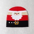 thumbnail image 2 of Rotm Festive Hats Christmas Leopard Print Santa Hat Novelty Xmas Holiday Hats Funny Plush Hat Festive Holiday Party Supplies for Unisex Adults Brick Red,One Size, 2 of 4