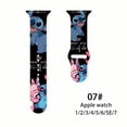 thumbnail image 4 of Disney Stitch-Correa de silicona para Apple Watch, pulsera de 42mm, 44mm, 45mm, 38mm, 41mm para iWatch 4 5 6 7 SE, 4 of 5