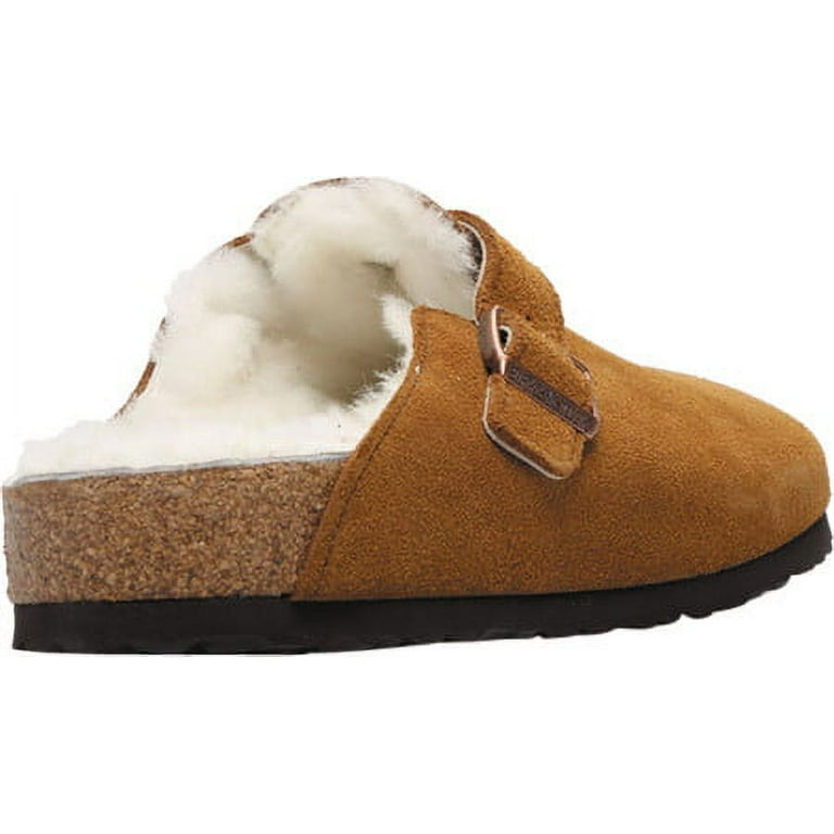 Birkenstock Boston Shearling Suede Mink