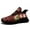 FN003A-25009080-10B, variant on Men's Low-Top Christmas Character Sneakers with Plush Lining - Breathable Lightweight Tennis Shoes Suitable for Running, Daily Wear & Holiday Events -  Red Plaid & Mascot Graphics Shoes