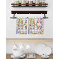 thumbnail image 3 of Easter Gnomes Kitchen Dish Towels for Drying Dishes Set of 4, Spring Floral Eggs Flowers Butterflies Gray Plaid Waffle Weave Microfiber Hand Tea Bathroom Towels Quick Dry & Absorbent Towel 15.7x23.6, 3 of 7