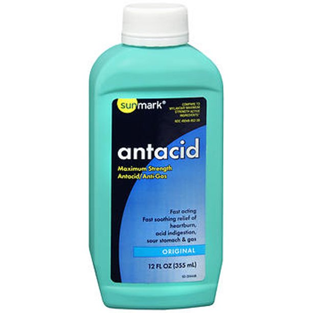 Sunmark Liquid Antacid, 12 Fl. Oz.