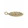 thumbnail image 3 of PalmBeach Jewelry Men's Diamond Accented Eagle Pendant in 18k Gold-plated Sterling Silver, 3 of 5