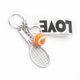 thumbnail image 3 of Mini Llavero de Raqueta de tenis 3D naranja Sunnimix, 3 of 8