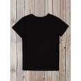 thumbnail image 2 of Lucky Charm Letter Print T-Shirt, Three-Leaf Clover Rainbow T-ShirtFather's Day, Mother's Day, New YCamisetas de verano para mujer, manga corta, cuello redondo, casual, lindo, con gráficos, camisetas, 2 of 6