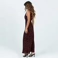 thumbnail image 4 of Robe d'Été Décontractée Sans Manches à Col en V Motif Floral Robe Longue Robe de Plage, 4 of 7