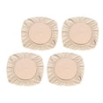 thumbnail image 5 of 4pcs Stretch Jacquard Silla de Comedor Funda de Asiento Silla Asiento Funda Antideslizante Beige_L, 5 of 5