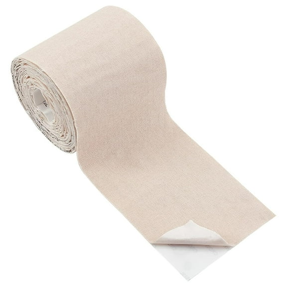 118x3 Inch Self-Adhesive Repair Patches 3" Linen Fabric Patch Beige Fabric Repair Patch Linen Repair Decorative Patches for Mending Pockets Sofa Pants Jeans Couch DIY Crafts Making