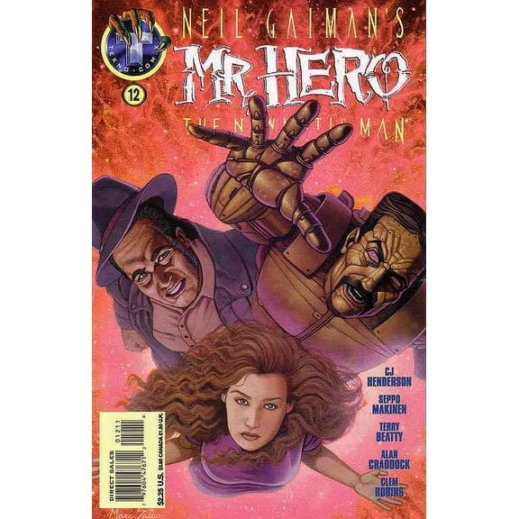 Mr. Hero-The Newmatic Man (Neil Gaiman's , 1st Series) #12 VF ; Tekno Comic Book
