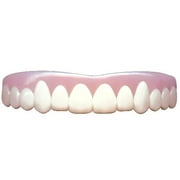 Imako Cosmetic Teeth for Women 1 Pack. (Small, Bleached) Uppers Only- Arrives Flat. Fit at Home Do it Yourself Smile Makeover!