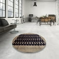 thumbnail image 4 of Ahgly Company Machine Washable Indoor Rectangle Traditional Charcoal Black Area Rugs, 2' x 3', 4 of 7