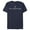 Navy Blue, variant on Men's Yellowstone White Dutton Ranch Brand Logo Graphic T-Shirt