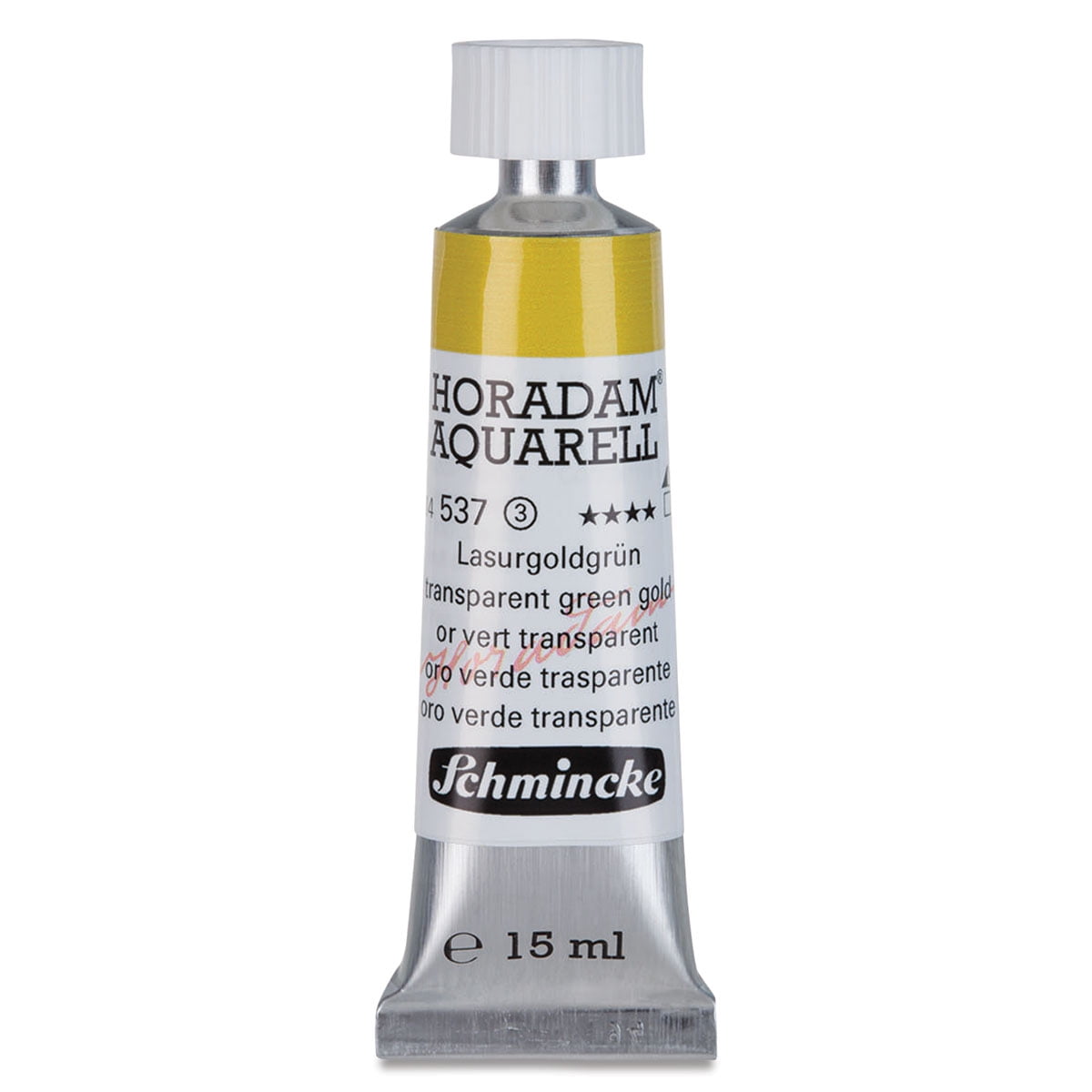 Schmincke Horadam Aquarell Artist Watercolor - Transparent Green Gold, 15 ml tube