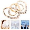 thumbnail image 3 of Milisten 2pcs Rhinestone Scarf Buckle Rings Shawl Buckle Fashion Scarf Rings Women Clothing Jewelry, 3 of 6