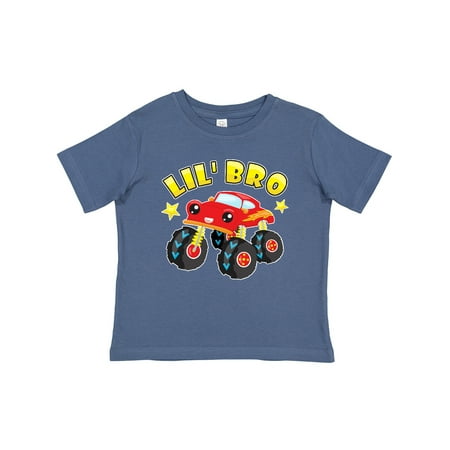 

Inktastic Monster Truck Little Bro Gift Baby Boy T-Shirt