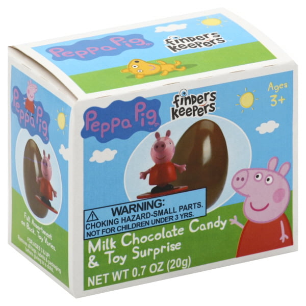 Galerie Peppa Pig Finders Keepers Milk Chocolate Candy & Toy Surprise ...