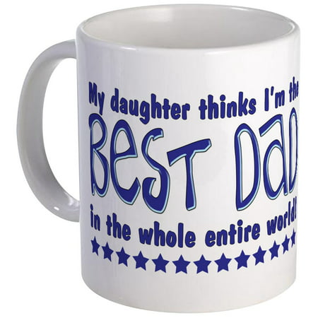 CafePress - Best Dad From Daughter Mug - Unique Coffee Mug, Coffee Cup