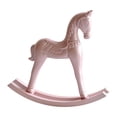 thumbnail image 1 of Figura de caballo de madera, estatua de caballo mecedor, estante, figura de escritorio, adorno, escultura de animal para sala de estar, dormitorio,, 1 of 9